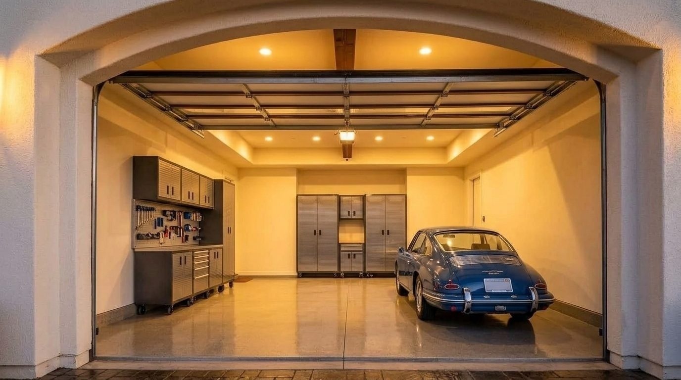 Sanchez Garage Door Service Precision Mechanical Workshop in Toluca Lake, CA